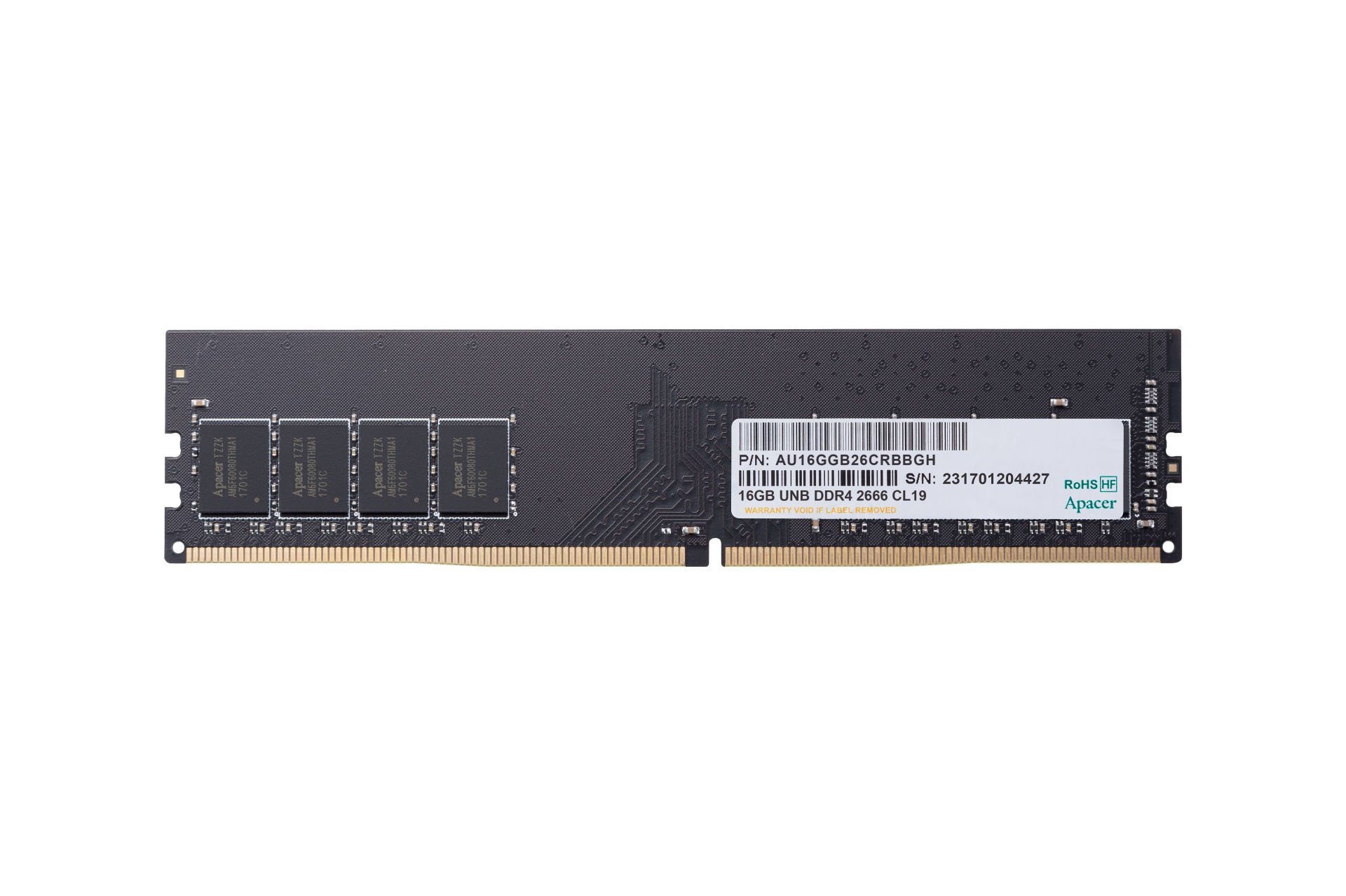 Apacer 16 GB 2666 MHz DDR4 EL.16G2V.GNH Ram