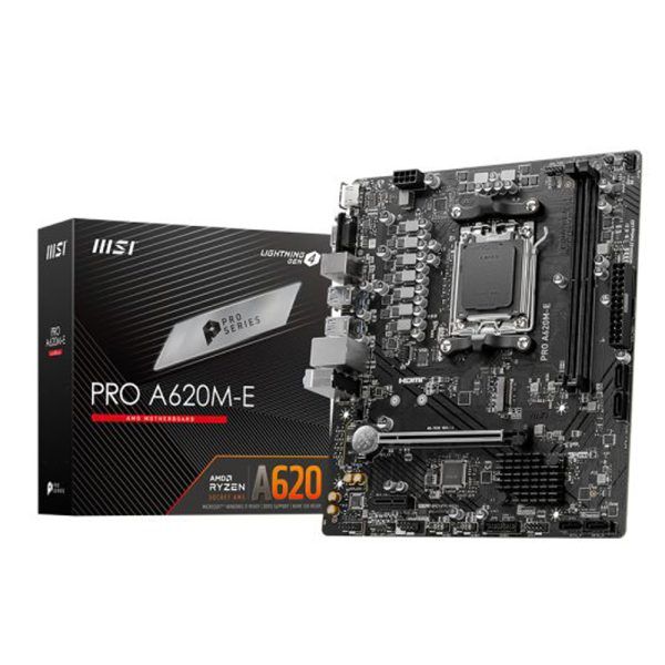 MSI Pro A620M-E AMD AM5 DDR5 Micro ATX Anakart