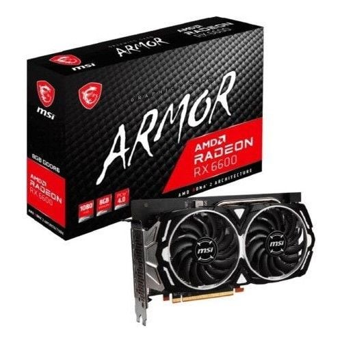 MSI RX 6600 Armor 8G 128 Bit GDDR6 8 GB Ekran Kartı