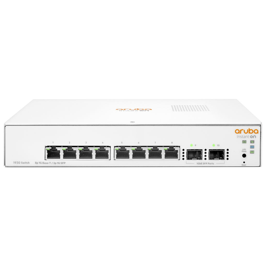 HP 1930-8G JL680A 8 Port Gigabit 10/100/1000 Mbps Switch