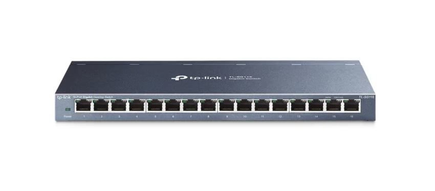 TP-Link TL-SG116 16 Port 10/100/1000 Mbps Gigabit Switch