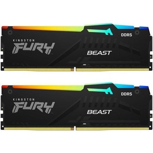 Kingston Fury Beast RGB 16 GB (2x8) DDR5 6000 MHz CL40 KF560C40BBAK2/16 RAM