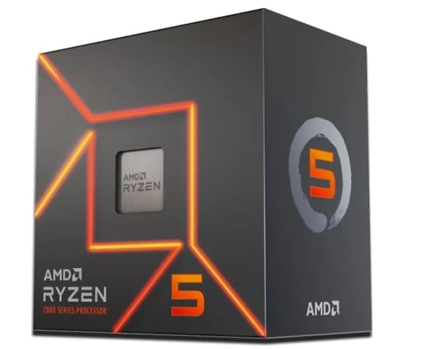 Amd Ryzen 5 7500F 3.7GHz (Turbo 5.0GHz) 6 Threads 38MB Cache AM5 Kutulu