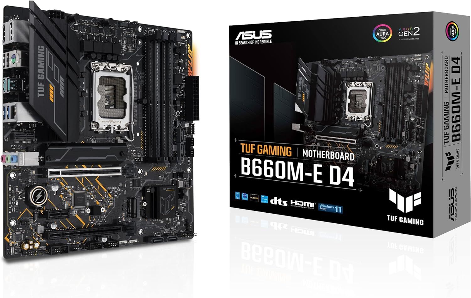 Asus Tuf Gaming B660M-E D4 Intel LGA1700 DDR4