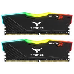 Team T-Force Delta RGB Black 16 GB (2x8) 3200 MHz DDR4 CL16 TF9D416G3200HC16FDC01 Ram