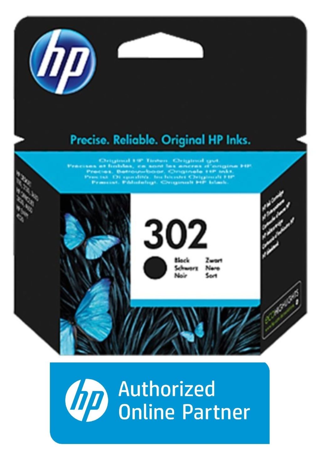 HP 302 F6U66AE Siyah Kartuş