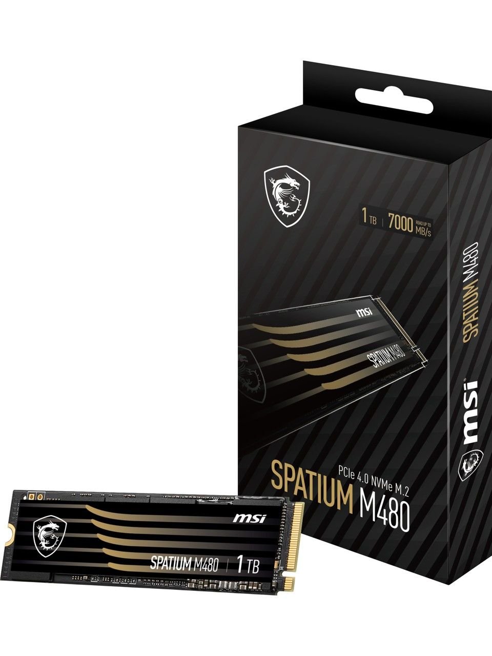 MSI Spatium M480 PCI-Express 4.0 1 TB M.2 SSD