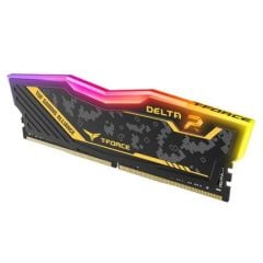 TEAM T-Force Tuf Delta Yellow 16GB 3200Mhz RGB DDR4 PC RAM TF9D416G3200HC16FBK