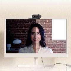 Logitech Brio 105 Webcam Pro Full HD 1080p Dengeli Otomatik Aydınlatma, USB-A, Gizlilik bölmesi,