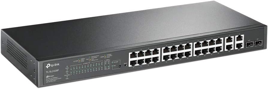 TP-Link TL-SL2428P 24 Port 10/100/1000 Mbps Gigabit Switch