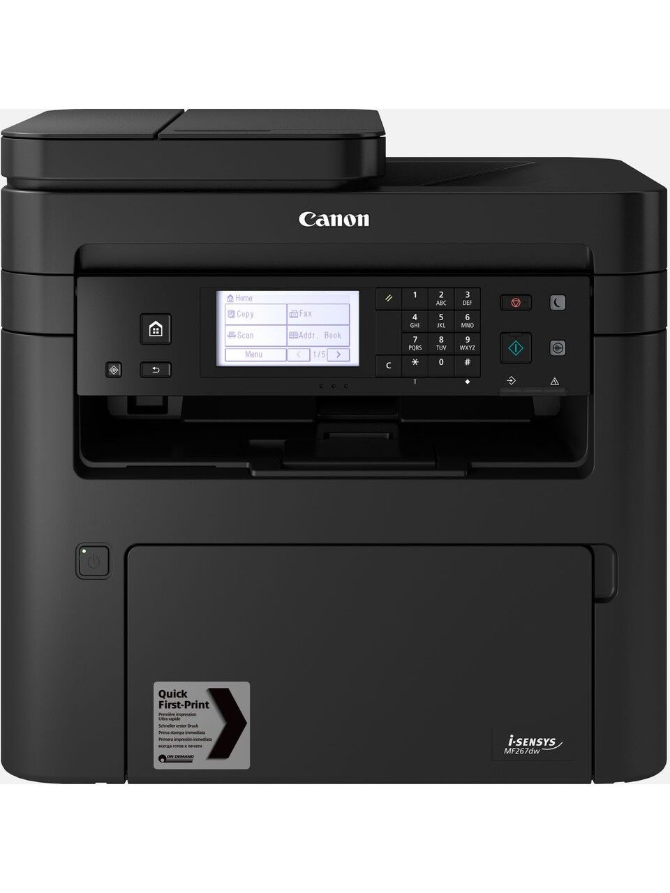 Canon i-Sensys MF267DW Wi-Fi + Tarayıcı + Fotokopi + Faks Mono Çok Fonksiyonlu Lazer Yazıcı