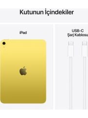 iPad 11. Nesil Wi-Fi 128 GB 11'' MD4D4TU/A Sarı Tablet