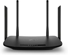 TP-Link Archer VR300, AC1200 Mbps Kablosuz Dual-Band Fiber Destekli VDSL/ADSL Modem Router, 4 Ethernet Portu ve 4 Harici Anten,